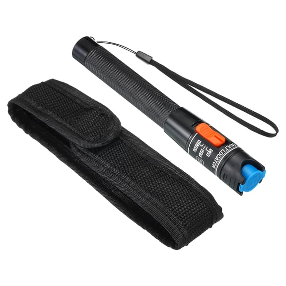 Uxcell Portable Fiber Optic Cable Tester, 15MW Visual Fault Locator Optical Power Meter Red Light Cable Test Equipment