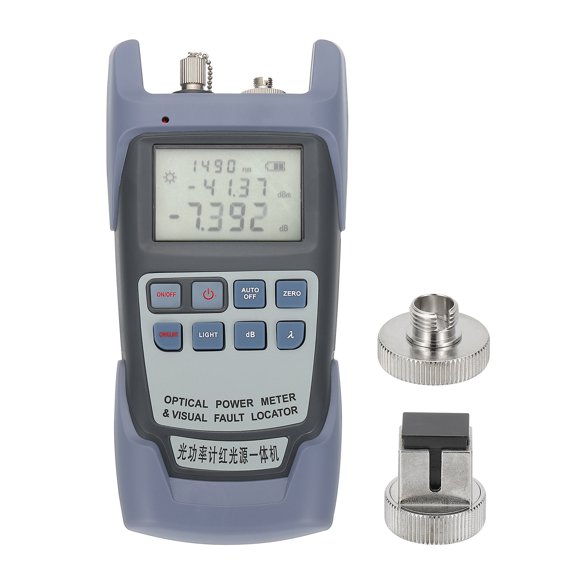Uxcell Portable Fiber Optic Cable Tester, 1MW Visual Fault Locator Optical Power Meter