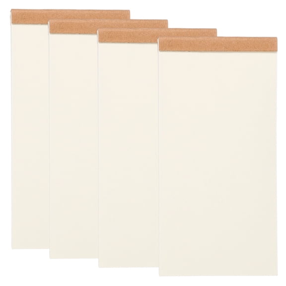 Uxcell Portable Field Notes, 4 Pcs Small Notepads 50 Sheets Pocket Notebooks Memo Books to Do List Organizer Planner Daily for Work Office Journey, Blank