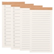 Uxcell Portable Field Notes, 4 Pcs Small Notepads 50 Sheets Pocket Notebooks Memo Books to Do List Organizer Planner Daily for Work Office Journey, Grid/Planner