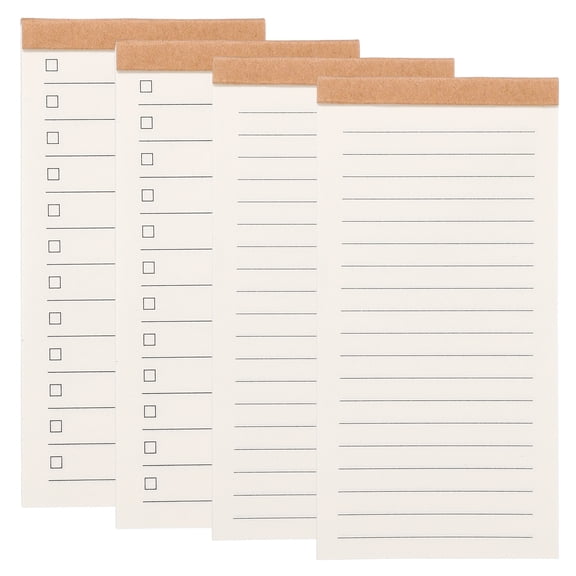 Uxcell Portable Field Notes, 4 Pcs Small Notepads 50 Sheets Pocket Notebooks Memo Books to Do List Organizer Planner Daily for Work Office Journey, Grid/Planner