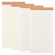 Uxcell Portable Field Notes, 4 Pcs Small Notepads 50 Sheets Pocket Notebooks Memo Books to Do List Organizer Planner Daily for Work Office Journey, Lined/Blank