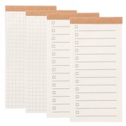 Uxcell Portable Field Notes, 4 Pcs Small Notepads 50 Sheets Pocket Notebooks Memo Books to Do List Organizer Planner Daily for Work Office Journey, Planner/Grid