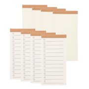 Uxcell Portable Field Notes, 8 Pcs Small Notepads 50 Sheets Pocket Notebooks Memo Books to Do List Organizer Planner Daily for Work Office Journey, Planner/Blamk