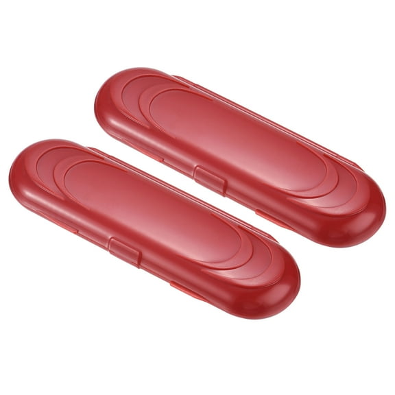 Uxcell Portable Nylon Dart Storage Box, 2 Pack Dart Case Holder Keep Dart Secure, Red