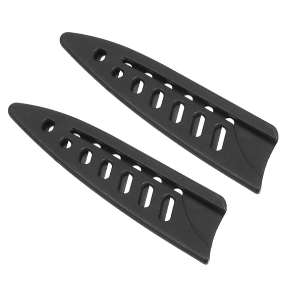 Uxcell Portable PP Knife Sheath Cover Sleeves Knives Edge Guard for 3.5" Paring knife, Black 2 Pack