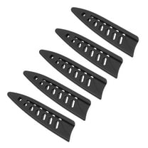 Uxcell Portable PP Knife Sheath Cover Sleeves Knives Edge Guard for 3.5" Paring knife, Black 5 Pack