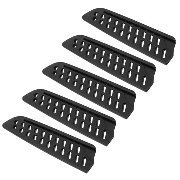 Uxcell Portable PP Knife Sheath Cover Sleeves Knives Edge Guard for 5" Santoku Knife, Black 5 Pack