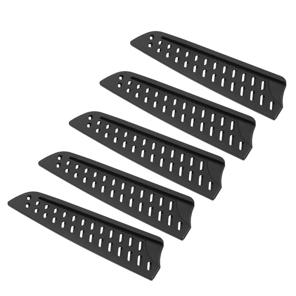 Uxcell Portable PP Knife Sheath Cover Sleeves Knives Edge Guard for 7" Santoku Knife, Black 5 Pack