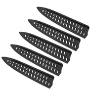 Uxcell Portable PP Knife Sheath Cover Sleeves Knives Edge Guard for 8" Chef Knife, Black 5 Pack