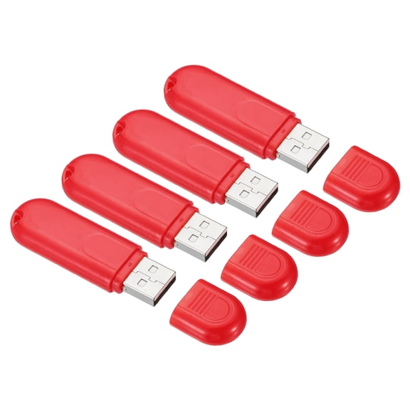 Uxcell Portable USB Plug in 3 Lamp Beads LED Night Light Lamp Stick for night lighting Red 4 Pack