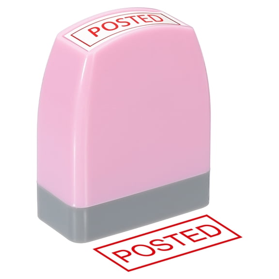 Uxcell Posted Notice Stamp Self Inking, Office Stamps Message Stamp