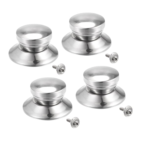 Uxcell Pot Lid Knob,Replacement Knob 42x31mm for Glass,Pan Cover Lid,4pack