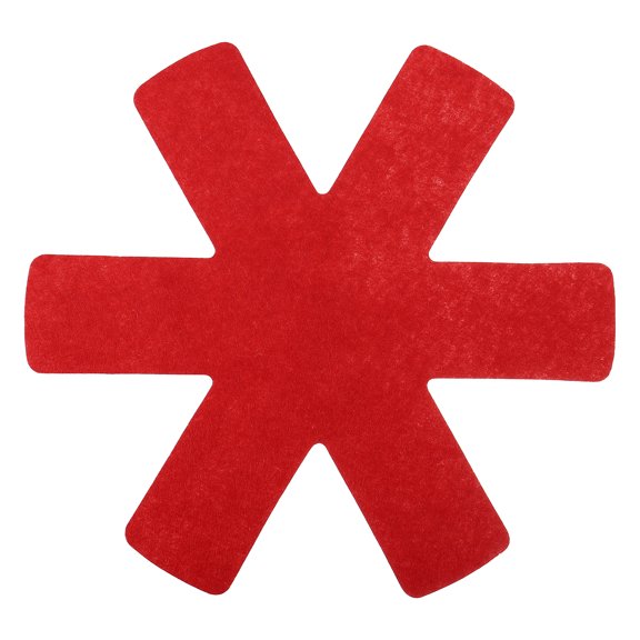 Uxcell Pot and Pan Protectors for Stacking, 3 Pack 260mm Felt Pan Protectors, Red