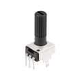 thumbnail image 1 of Uxcell Potentiometer 10K Ohm Variable Single Turn Rotary Half Shaft Design 5 packs, 1 of 5