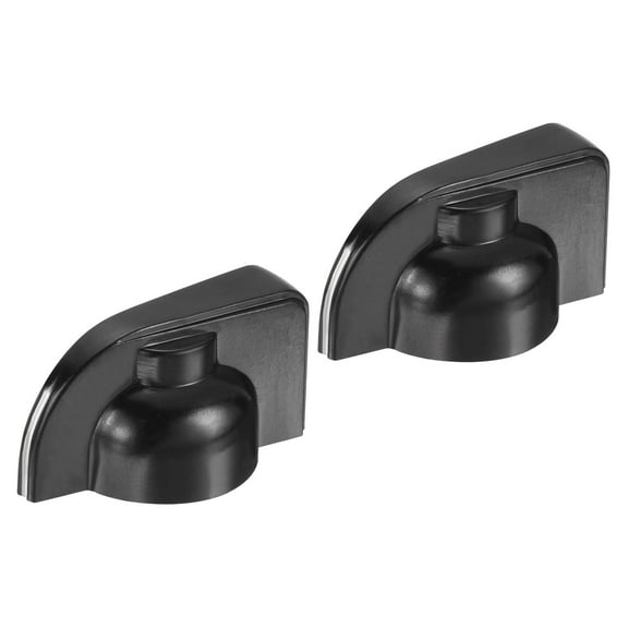 Uxcell Potentiometer Knobs Bakelite 19.5x16mm Screws for Guitar 6mm Hole with 2PCS Set Screw Black 2PCS Handle