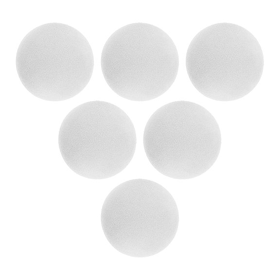 Uxcell Practice Golf Balls, Foam Golf Balls 6Pcs & White Realistic Feel and Limited Flight - Fitting for (Indoors/Outdoors Training)