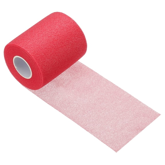 Uxcell Pre Wrap Tape, Non-Slip Grip Cushion Wrap Prewrap Athletic Tape Fitting for (Tennis- Badminton - Pickleball - Sports) Rose Red