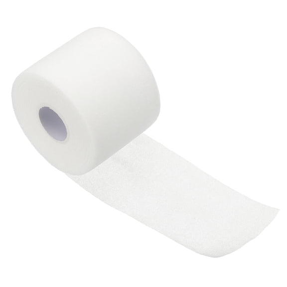 Uxcell Pre Wrap Tape, Non-Slip Grip Cushion Wrap Prewrap Athletic Tape- Fitting for (Tennis- Badminton - Pickleball - Sports) White