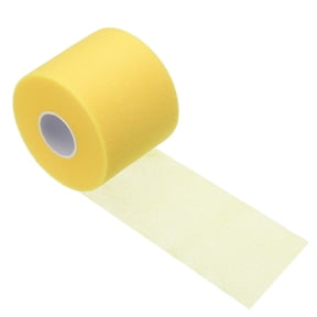 Uxcell Pre Wrap Tape, Non-Slip Grip Cushion Wrap Prewrap Athletic Tape- Fitting for (Tennis- Badminton - Pickleball - Sports) Yellow