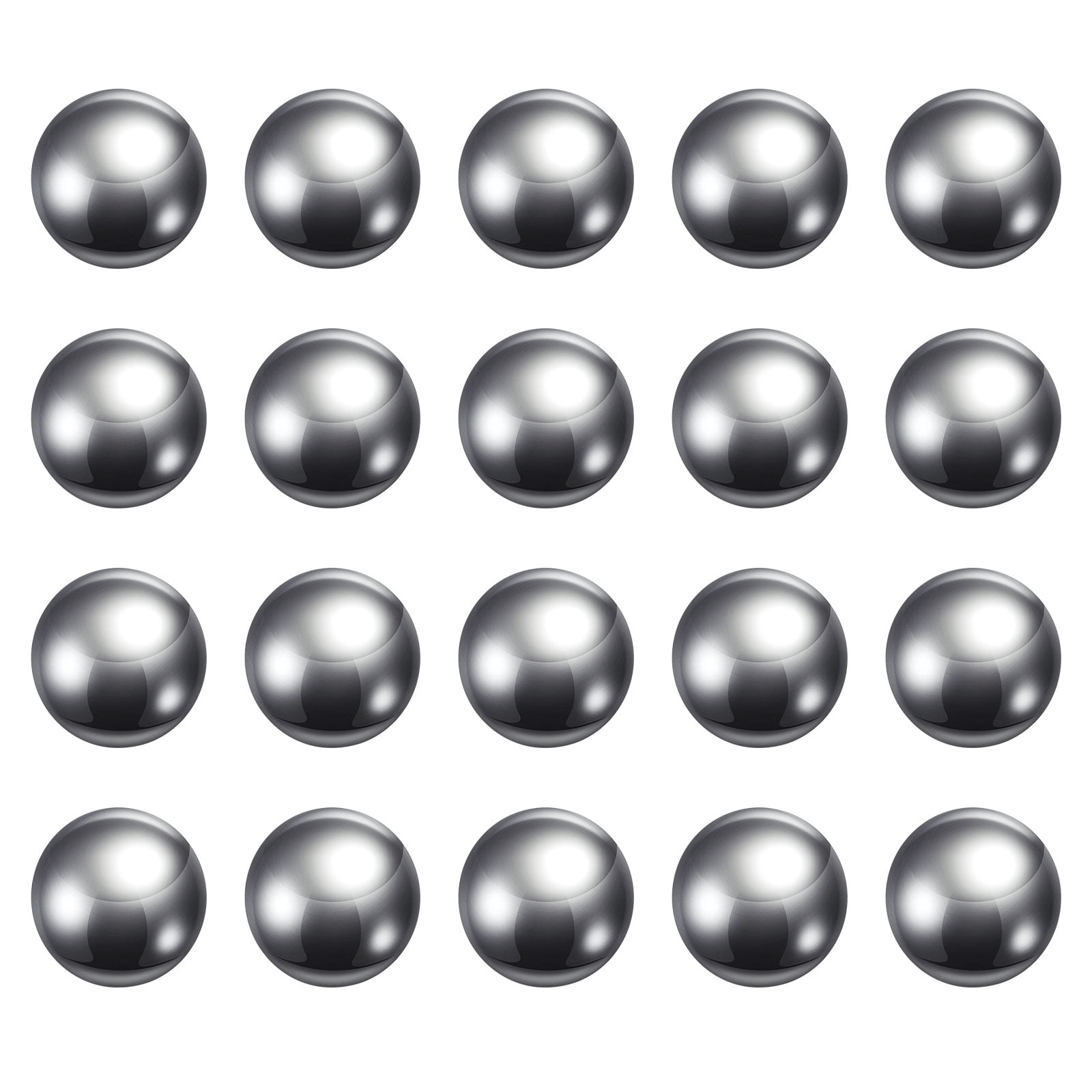Uxcell Precision Balls 15mm Diameter G1000 201 Stainless Steel for Bearings 30 Pack