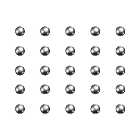 Uxcell Precision Balls 2.5mm Diameter G25 Chrome Steel Ball for Bearings, Silver 300 Pack