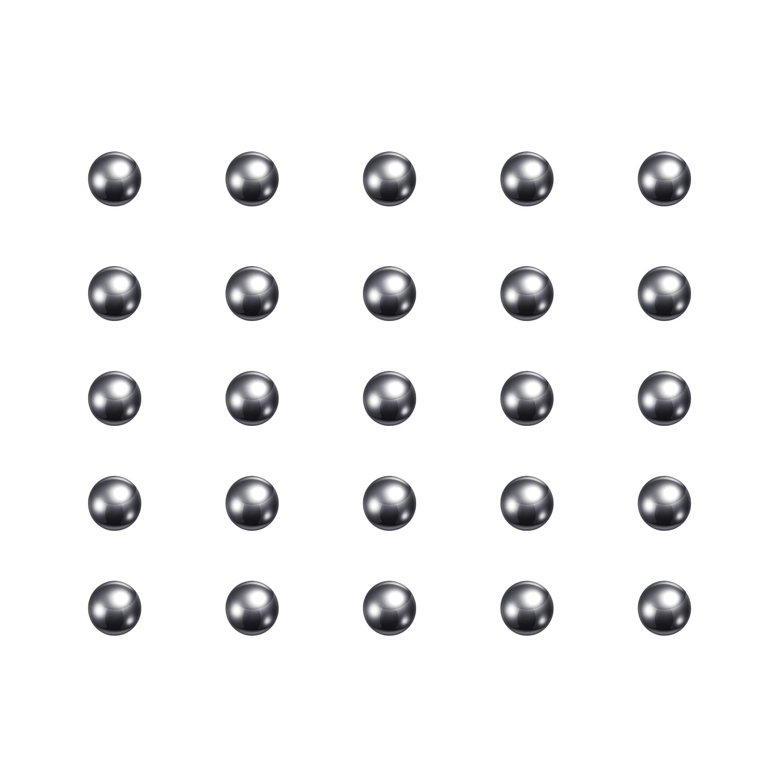 Uxcell Precision Balls 3.5mm Diameter Carbon Steel Ball for Bearings