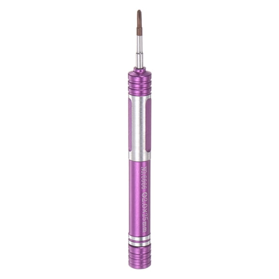 Uxcell Precision Screwdriver 2mm Phillips Magnetic Head Manual Pen Shape for Electronics Repair
