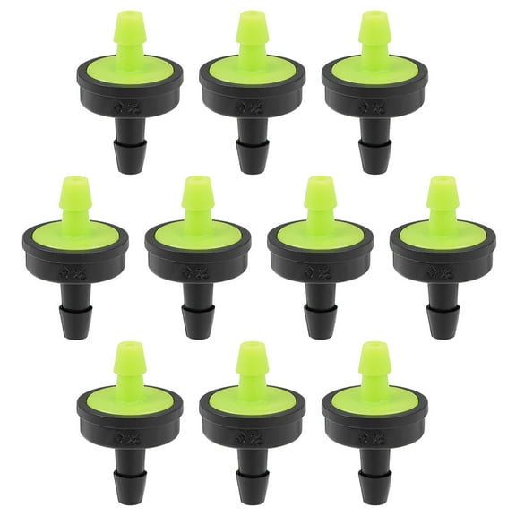 Uxcell Pressure Compensating Dripper 8GPH 30L/H Emitter Plastic Green 20pcs