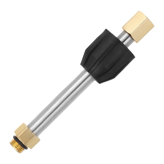 Uxcell Pressure Washer Extension Wand, 6 in Stainless Steel Power Washer Lance with M14 x 1.5 Quick Connect, Extension Wand Replacement