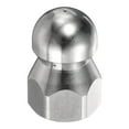 thumbnail image 1 of Uxcell Pressure Washer Sewer Nozzle 3/8" NPT Orifice 5000 PSI Drain Blaster, 1 of 6