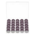 thumbnail image 1 of Uxcell Prewound Bobbin Thread with Storage Case for Embroidery and Sewing Machine, Carmine 25 Pack, 1 of 6