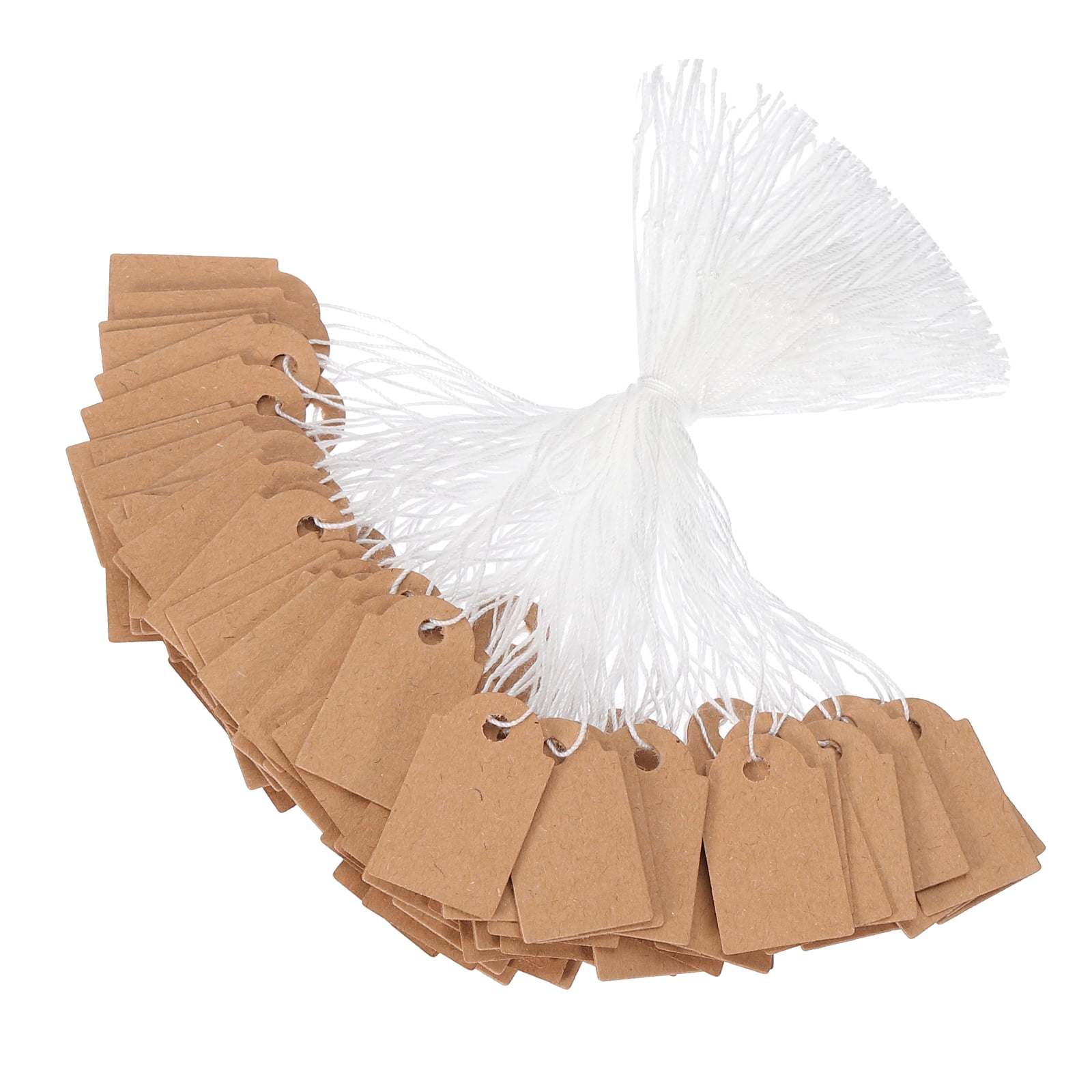 Labelling Tag With String Uxcell Price Tags with String Attached, 100Pcs Kraft Gift Jewelry Tag ...