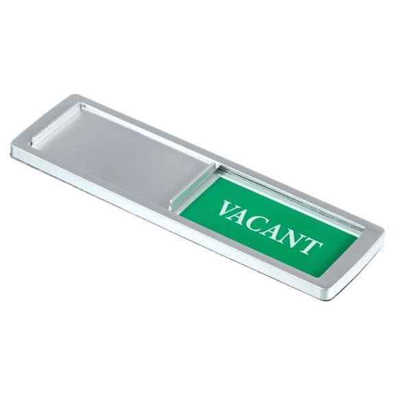 Uxcell Privacy Sign Slider Door Indicator Adhesive Vacant/Occupied Sign White 1 Pack