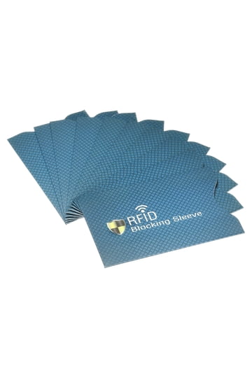 credit card sleeves walmart 14pcs Rfid Blocking Sleeves, TSV Credit Card Protector, Identity Theft Protection Secure Sleeves with Slim Design, Adult Unisex, Size: One size