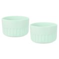 thumbnail image 1 of Uxcell Protective Silicone Boot Cover Silicone Cup Boot Anti-Slip Bottle Bottom Sleeve Green 2 Pack, 1 of 5