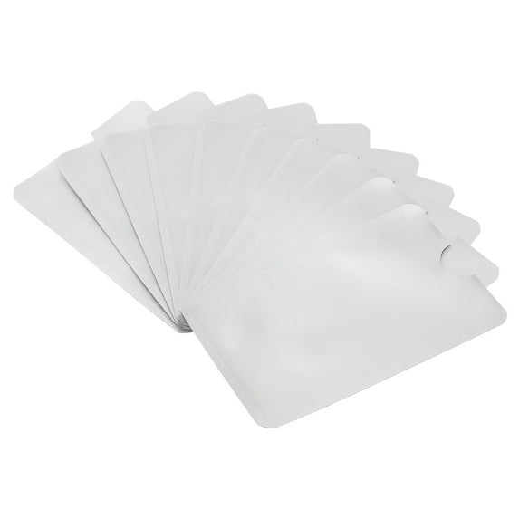 Uxcell Protector NFC Holder RFID Blocking Credit Card Sleeves White 15Pack