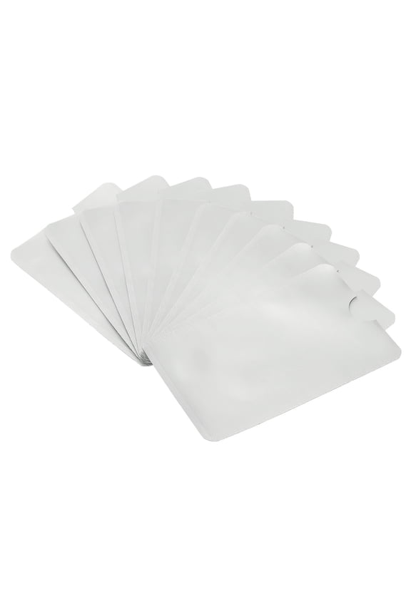 Protector NFC Holder RFID Blocking Credit Card Sleeves White 30 Pack