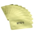 thumbnail image 1 of Uxcell Protector NFC Holder RFID Blocking Credit Card Sleeves Yellow 20Pack, 1 of 5