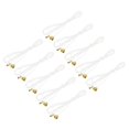 thumbnail image 1 of Uxcell Pull Cord for Ceiling Switch Light Pull Cord String Ceiling Fan String Pull Chain Extension, White Golden 10 Pack, 1 of 5