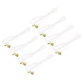 thumbnail image 1 of Uxcell Pull Cord for Ceiling Switch Light Pull Cord String Ceiling Fan String Pull Chain Extension, White Golden 8 Pack, 1 of 5