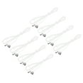 thumbnail image 1 of Uxcell Pull Cord for Ceiling Switch Light Pull Cord String Ceiling Fan String Pull Chain Extension, White Silver 8 Pack, 1 of 5