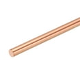 thumbnail image 1 of Uxcell Pure Copper Round Rod Diameter Length Solid Copper Rod Lathe Bar Stock for Metal Craft 8 x 250mm 1pcs, 1 of 6