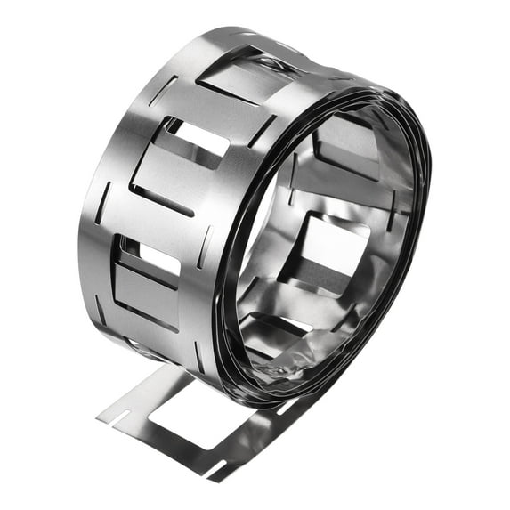 Uxcell Pure Nickel Strip Connecting Plate Tape 1 Meter 27mm x 0.15mm for Battery and Spot Welding