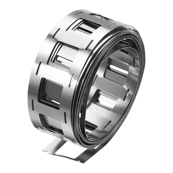 Uxcell Pure Nickel Strip Connecting Plate Tape 2 Meters 27mm x 0.2mm for Battery and Spot Welding