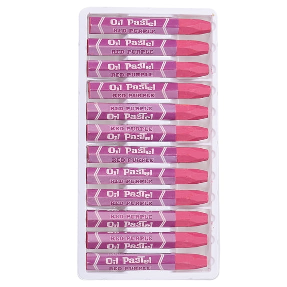 Uxcell Purple Red Oil Pastels, 48Pcs Soft Oil Crayons Vibrant and Creamy Pastels Stick Art Supplies for Art Painting Drawing Blending Graffiti for Artists Beginners