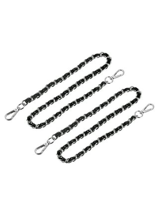 Uxcell Iron Flat Chain Strap, 16 Handbag Chains Purse Straps DIY  Replacement, Silver 