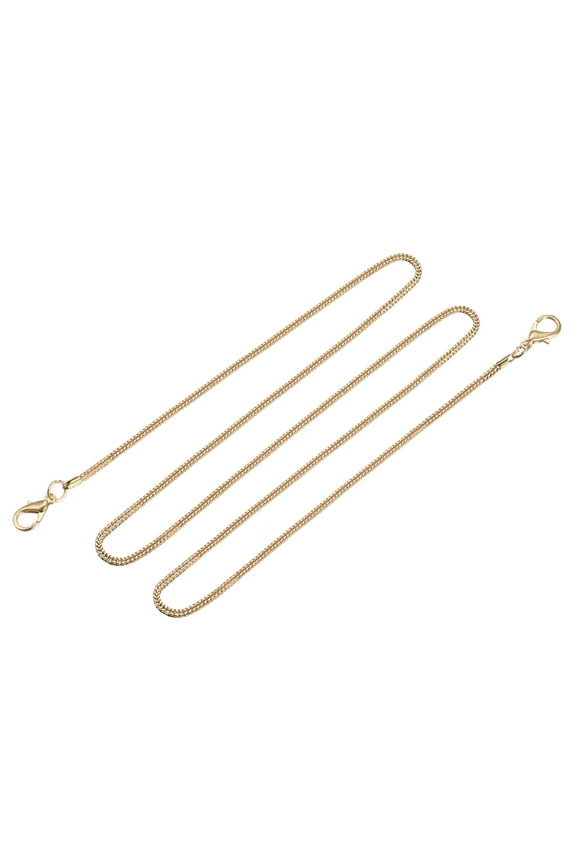 Purse Chain Strap, 43" Purse Straps Shoulder Cross Body Replacement Strap, Gold