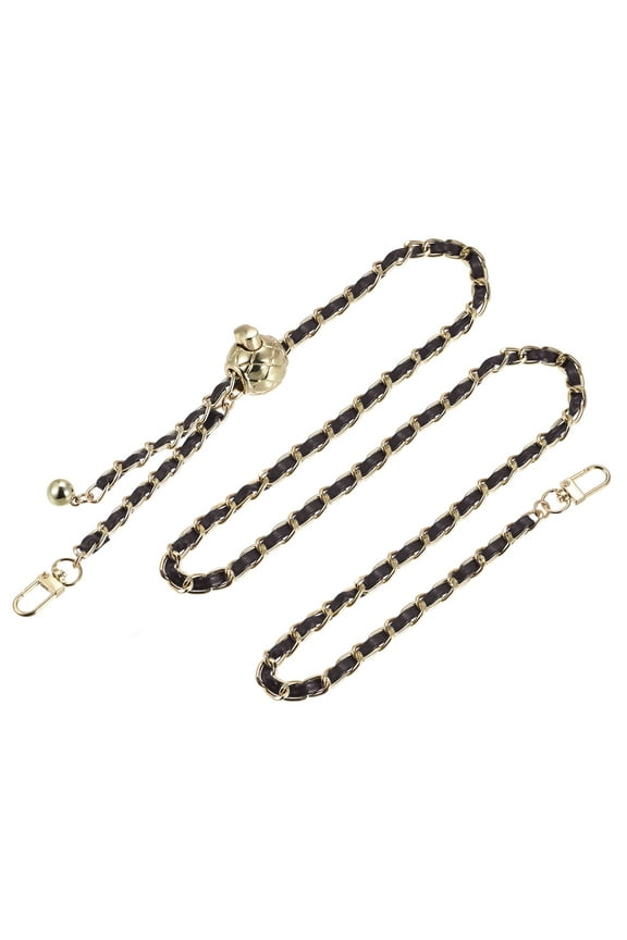 Purse Chain Strap, 47" Adjustable Purse Straps Shoulder Replacement Strap, Brown