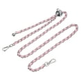 thumbnail image 1 of Uxcell Purse Chain Strap 47 Inch Iron Chain Strap Adjustable Chains Replacement for Wallets Clutch Bags Pink/Silver Tone, 1 of 5